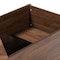 Baxton Studio Skylar Walnut Brown Finished Cat Litter Box Cover House 166-10742 - alternate 6